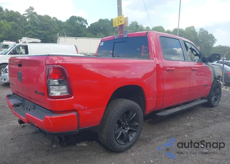 2020 Ram 1500 Big Horn 4X4 5'7 Box z USA, uszkodzony, nr VIN 1C6SRFFTXLN183392